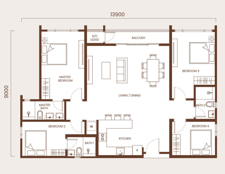 Andabreeze Floor Plan D